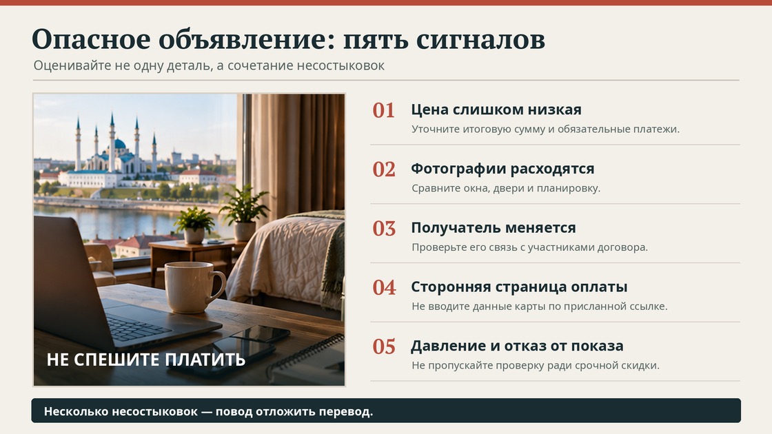 Опасное объявление: пять сигналов